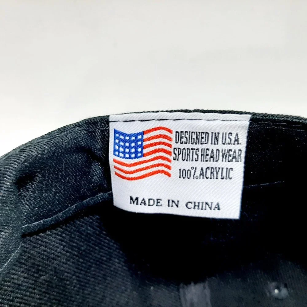 US Army Airborne Men's Cap Hat Embroidered Black A